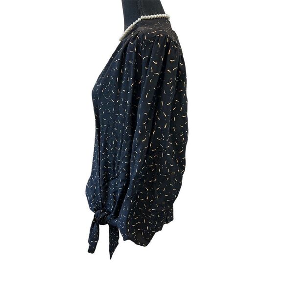 Long Sleeve V-Neck Blouse by Ms. Paquette - Picture 2 of 6